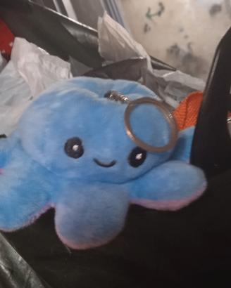 portachiavi a forma di polipo 