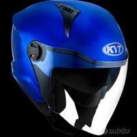 KYT Casco Jet D-CITY - Plain - Blue