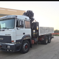 Camion con gru Iveco turbostar 240-36 gru PM