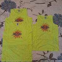 set 3 pettorine canottiere per allenamenti 9- 10 a