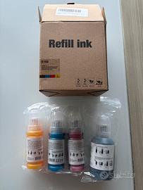 Kit Inchiostro Ricarica Stampante E102 CMYK