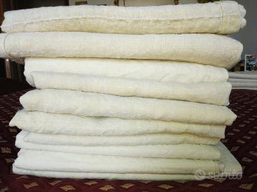 Lenzuola in tela di casa, una piazza