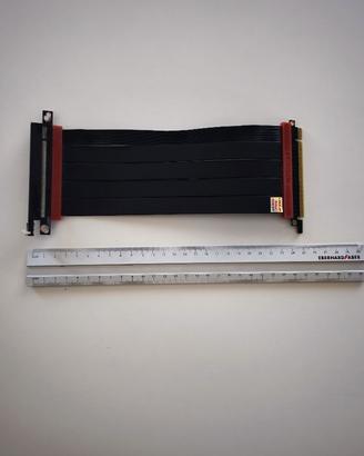 Riser scheda video PCIe 4.0 LINKUP Angolo Dritto