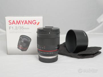 obiettivo Samyang 35mm F1.2 ED AS UMC CS (Fuji X)