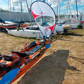 kayak da pesca rtm abaco 4,20 accessoriato