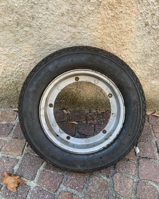 Cerchio e copertone piaggio per vespa pk/px