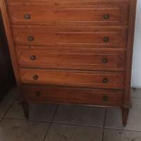 CASSETTIERA ANTICA IN NOCE 7 CASSETTI