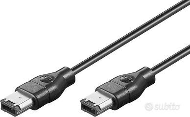 Cavo FireWire IEEE-1394 spina 6 poli / spina 6 pol