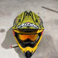 Casco da cross Airoh + maschera 100%
