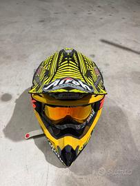 Casco da cross Airoh + maschera 100%