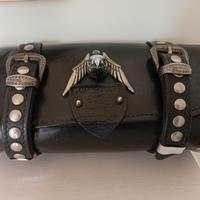 Borsello per moto custom in cuoio