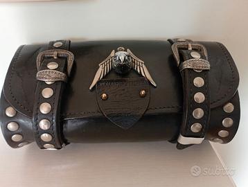 Borsello per moto custom in cuoio