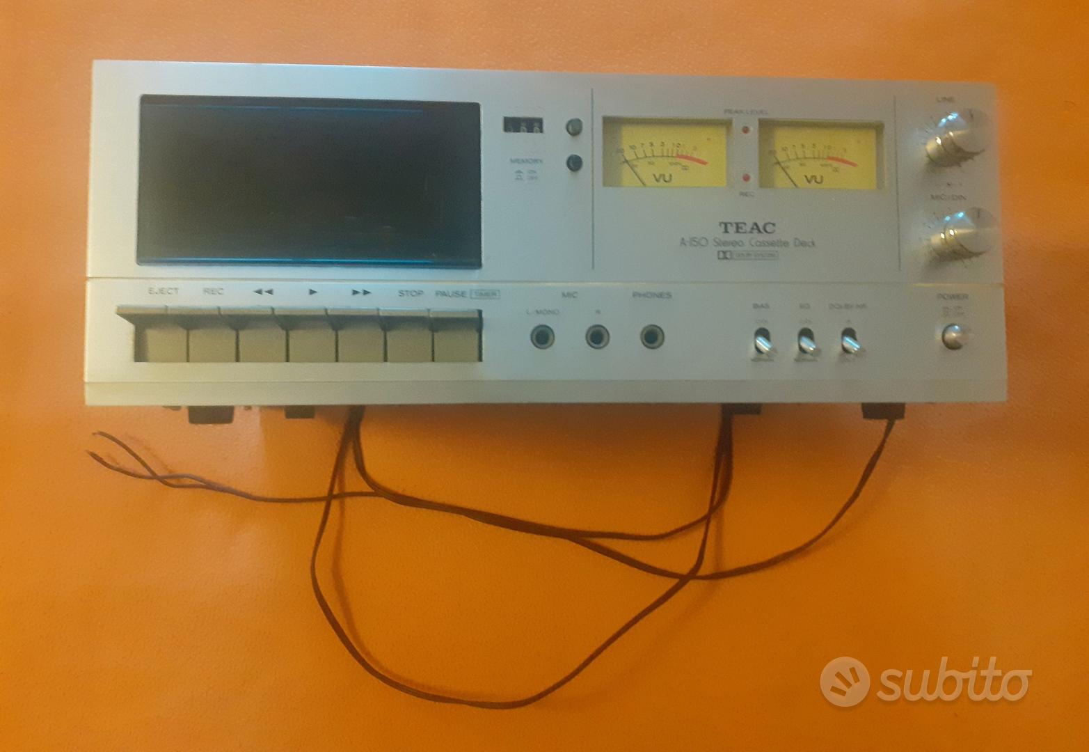 Platine Cassette Vintage TEAC A-640 – Fonctionnelle, Testée Et Parfaite Pour Les Audiophiles