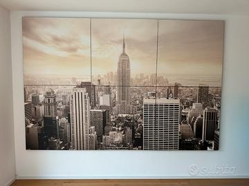 Quadro Moderno New York 6pannelli 100 x 100