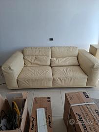 Divano 3 posti in Pelle