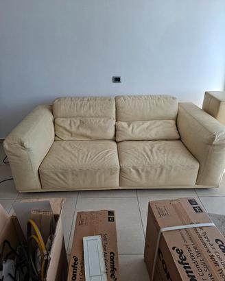 Divano 3 posti in Pelle