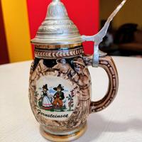 Boccale da birra in ceramica, vintage 