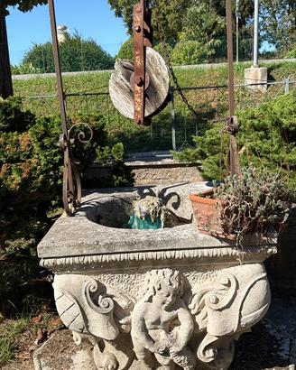 Pozzo da giardino pietra di vicenza