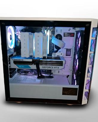 PC Gaming i7-14700K RTX 4070 Ti Aero White 32GB