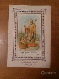 Grande santino 1901 San Nicola