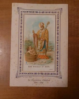 Grande santino 1901 San Nicola