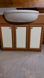 Mobiletto bagno completo di tutto