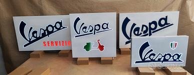 Insegna in metallo Vespa