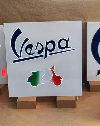 Insegna in metallo Vespa