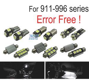 KIT 10 LAMPADE LED INTERNE PER PORSCHE 911 996 CAR