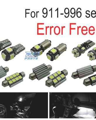 KIT 10 LAMPADE LED INTERNE PER PORSCHE 911 996 CAR