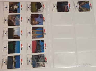 Prototipi 12 Schede telefoniche "Capitali europee"