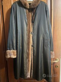 Cappotto reversibile in vera pelliccia