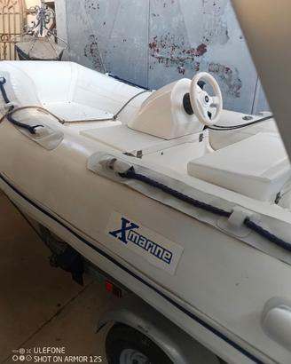 Gommone 3.20 m.+Johnson 15cv+rimorchio stradale