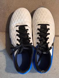 Scarpe Nike Tiempo Blu e bianche