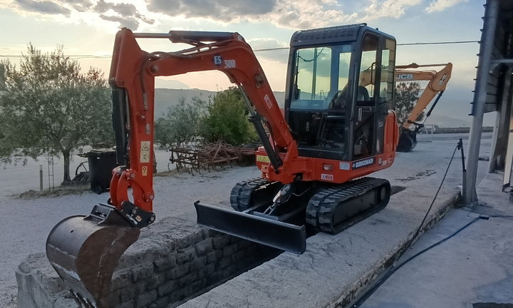 Miniescavatore escavatore minipala