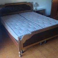 letto matrimoniale con reti e materassi