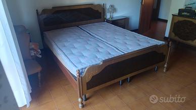 letto matrimoniale con reti e materassi