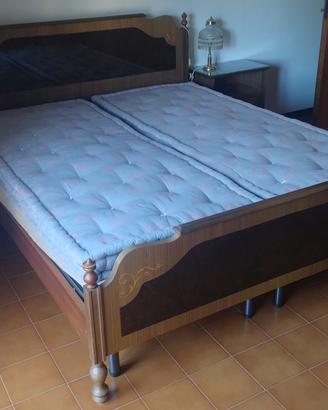 letto matrimoniale con reti e materassi