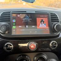 Erisin 7” Androis 13.0 car GPS stereo per Fiat 500