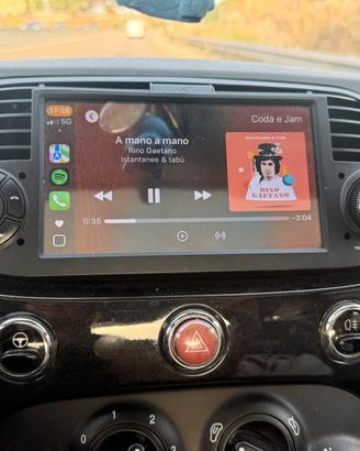 Erisin 7” Androis 13.0 car GPS stereo per Fiat 500