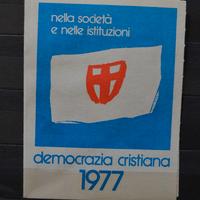 TESSERA DEMOCRAZIA CRISTIANA 1977