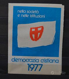 TESSERA DEMOCRAZIA CRISTIANA 1977