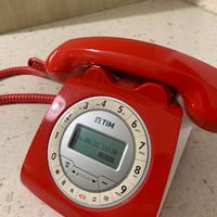 Telefono fisso da casa Tim rosso Sirio Classico