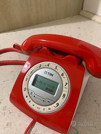 Telefono fisso da casa Tim rosso Sirio Classico