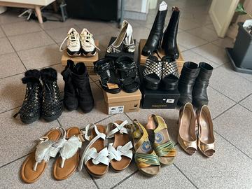Lotto 12 scarpe n 36 nuove e usate