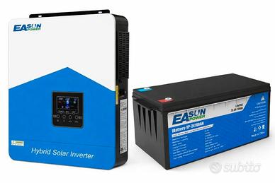 kit fotovoltaico off grid inverter 4.2kw+batteria 