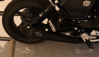 COPPIA SILENZIATORI AGOSTINI V7 850 SHORT PIPE