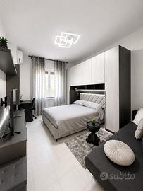 Bilocale moderno con balcone vicino M1 e Milano