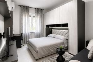 Bilocale moderno con balcone vicino M1 e Milano