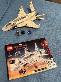 Lego marvel spiderman aereo tony stark